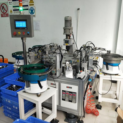 Harga yang bagus Mesin perakitan perangkat keras yang dikendalikan PLC 220V Mesin perakitan otomatis on line