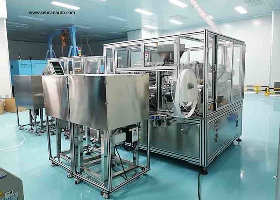 Harga yang bagus Mesin perakitan tutup CRC stainless steel Daya 220V Mesin penutup otomatis on line