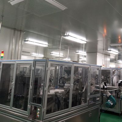 Harga yang bagus Mesin perakitan tutup desiccant yang terhubung ke mesin pengisi Efisiensi tinggi Kinerja stabil on line