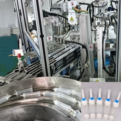 Harga yang bagus Mesin perakitan produk medis khusus profesional untuk tetes IV dengan inspeksi dan solusi serat optik on line