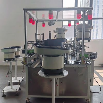 Harga yang bagus Mesin perakitan otomatis untuk pengumpulan darah jarum turntable operasi stainless steel on line