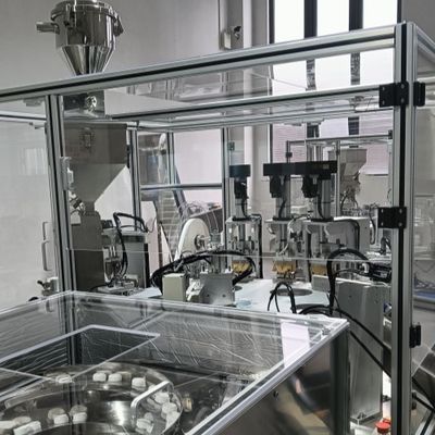 Harga yang bagus Strip Tes Glucose Darah Tutup Botol Mesin perakitan otomatis Baja tahan karat Bahan tidak mudah berkarat on line