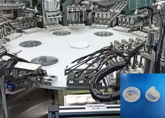 Harga yang bagus Stabil Tekanan Euro Cap Assembly Machine Dengan Sistem Kontrol PLC on line