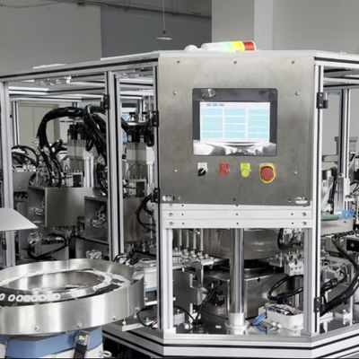 Harga yang bagus Fully Automated Lotion Pump Assembly Machine 220V 1500-2500pcs/hr on line