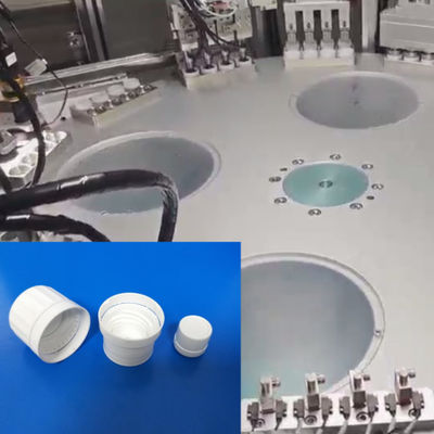Harga yang bagus AC380V 4kw/jam 2000kg CRC Cap Assembly Machine untuk Desiccant Caps dengan akurasi perakitan tinggi on line