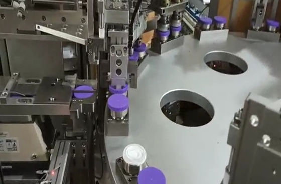 Harga yang bagus Touch Screen Cap Assembly Machine Rotary Cap Screwing Machine OEM on line