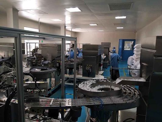 Harga yang bagus Double Fold Cap Assembly Machine Cap Closing Machine Dengan Sistem Kontrol PLC on line
