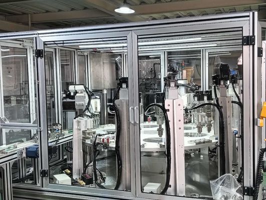 Harga yang bagus 50Hz Mesin Pengisian dan Penutup Rotary Material Baja Rinsless Untuk Jelly Lid on line