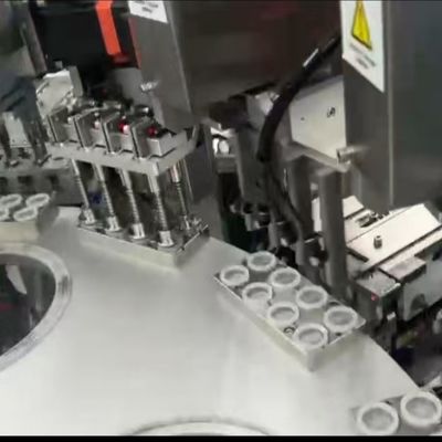 High Precision Euro Cap Assembly Machine Servo Motor Indexing Drive Daya Pneumatik