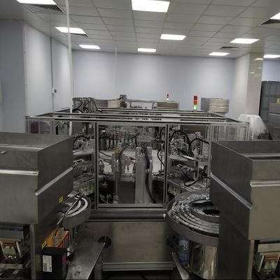 European Cap Double Fold Cap Automated Assembly Machine Turntable Type Kapasitas tinggi baja tahan karat