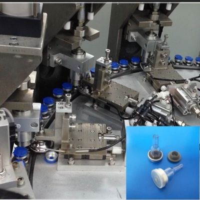 Harga yang bagus Tinggi Precision Dan High Qualified Rate Cap Assembly Machine Untuk IV Bag Spike Port Dan Injection Port Cap on line