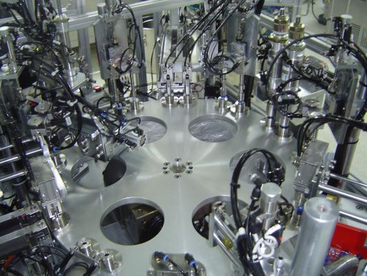 Harga yang bagus Aluminium Lance Cap Automation Assembly Machine Turntable Jenis Operasi Stabil Dan Efisien on line