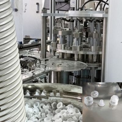Harga yang bagus Memisahkan produk yang baik dan cacat Mesin perakitan kebutuhan sehari-hari canggih untuk produksi kecepatan tinggi Flip Top Caps on line