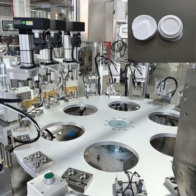 Mesin Perakitan Tutup Desikan dengan Tingkat Kepuasan 99%, Kontrol PLC, dan Deteksi Sensor Fotoelektrik