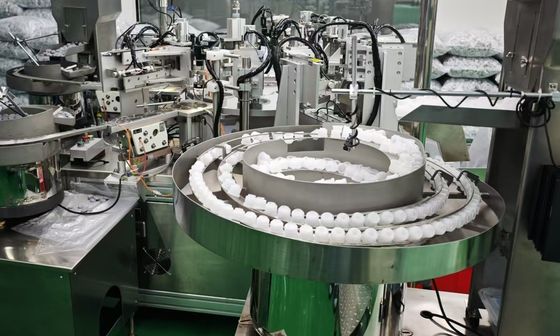 Harga yang bagus Highly Euro Cap Assembly Machine for Plastic IV Infusion Caps Presisi tinggi dan tekanan stabil Sesuai ISO dan GMP on line