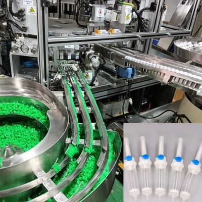 Harga yang bagus Mesin perakitan produk medis canggih dan disesuaikan untuk tetes IV dengan inspeksi dan solusi serat optik on line