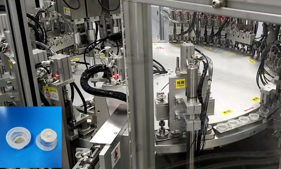 Harga yang bagus Precision Euro Cap Assembly Machine untuk persyaratan GMP dengan stainless steel dan aluminium alloy on line