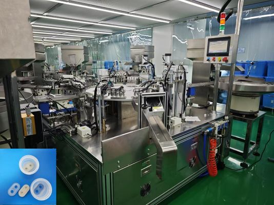 Harga yang bagus Mesin perakitan Euro Cap untuk kantong infus plastik IV dan botol presisi tinggi on line
