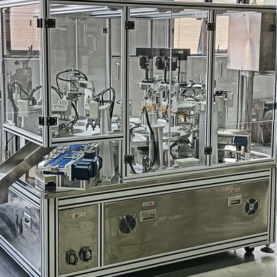 Harga yang bagus Duck Tongue Cap Desiccant Cap Automatic Assembly Machine PLC Control Display Screen Operasi Operasi yang stabil on line