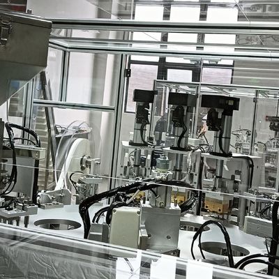 Harga yang bagus Mesin Pengisian Otomatis Untuk Desiccant Cap Penuh Keakuratan Tinggi Jenis Operasi Turntable on line
