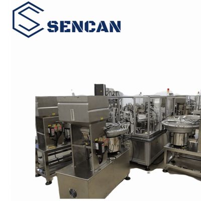 Harga yang bagus Keakuratan Tinggi Dan Tingkat Berkualitas Euro Cap Assembly Machine Untuk IV Infusi Soft Bags Dan Botol on line
