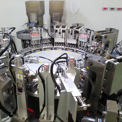 Euro Cap Double Port Cap Assembly Machine AC380V 50Hz Dalam bahan stainless steel