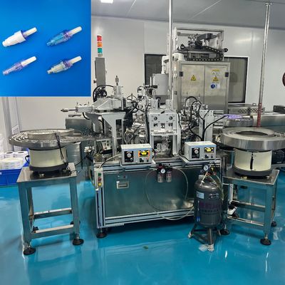 Harga yang bagus Mesin perakitan otomatis yang dapat disesuaikan untuk konektor bebas jarum dengan operasi turntable dan teknologi proses tinggi on line
