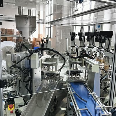 Harga yang bagus Mesin pengisian tutup tahan kelembaban otomatis non-standar dengan presisi pengisian tinggi dan kinerja yang stabil on line