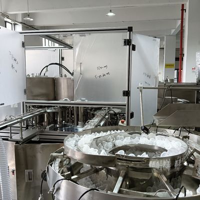 Mesin perakitan penutup lipat ganda mekanik dengan servo motor kapasitas tinggi