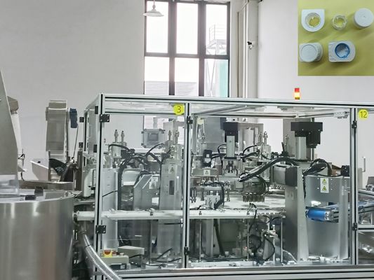Harga yang bagus Fungsi Deteksi dan Orientasi Otomatis Mesin Pengumpulan Tutup Botol Kertas Susu Untuk Mesin Tutup Tutup Heli Otomatis on line