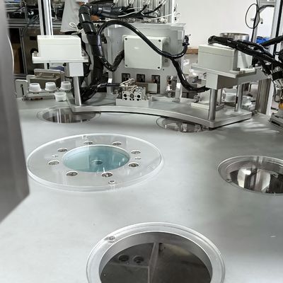 Mesin Perakitan Otomatis Untuk Tutup Film Infus Film Aluminium Mudah Sobek Penutupan Baik