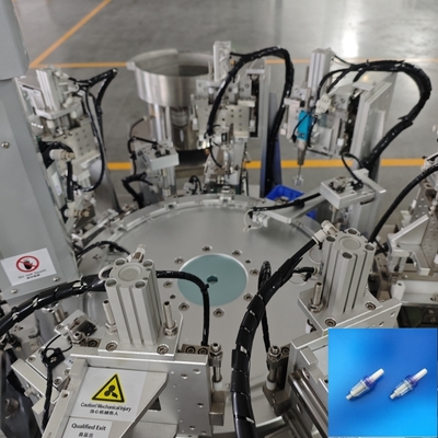 Solusi Produksi Disesuaikan Mesin perakitan produk medis untuk perakitan akurat infus konektor bebas jarum