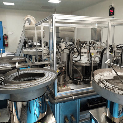 Harga yang bagus Euro Cap Assembly Machine with AC380V Power Source 50Hz Frequency and 8000-15000pcs/hr Production Speed on line