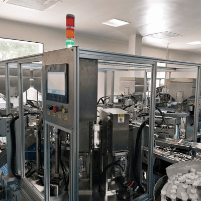 Harga yang bagus Automatic IV Infusion Peel-foil Cap Assembly Machine with 4000-12000 Caps per Hour and 99% Qualified Rate on line