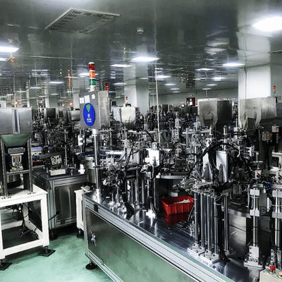 Harga yang bagus Safety Lancet Production Line with Safety Features Vibrating Plate Feeding and 1 Year Warranty for Blood Lancet Assembly on line