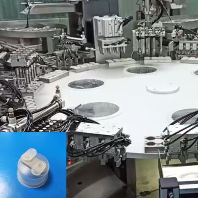 Harga yang bagus Mesin perakitan Euro Cap dengan servo motor drive dan sistem kontrol PLC 99% tingkat kualifikasi untuk kemasan farmasi on line