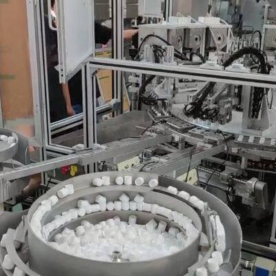 Mesin Perakitan Tutup Desikan dengan Tingkat Kepuasan 99%, Kontrol PLC, dan Deteksi Sensor Fotoelektrik untuk Lini Produksi Otomatis